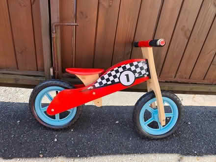 Photo of free Wooden balance bike (M33 Sale Moor) #1