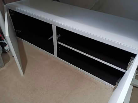 Photo of free IKEA BESTÅ unit with glass top (Langley Park, DH7) #2