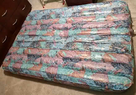 Photo of free Inflatable mattress, bellows pump ((south) Central Park - Denver) #1