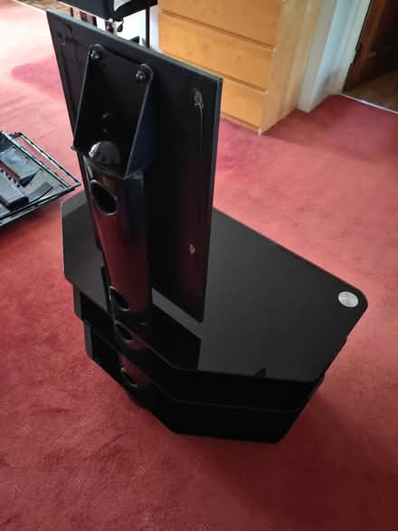Photo of free Black glass TV unit (Shooters hill SE3) #2