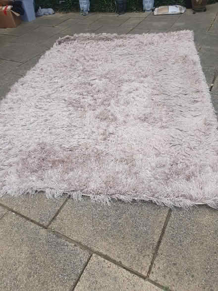 Photo of free Very large rug. Mink coloured. Slightly sparkly. (Elstow MK42) #1