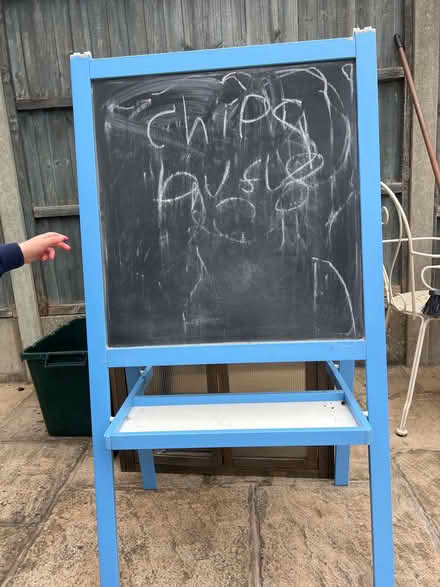 Photo of free Kids ikea white & chalk board (Hornchurch RM12) #2