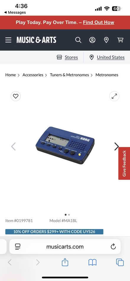 Photo of Metronome (Sunnyvale 94085) #1