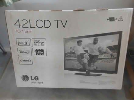Photo of free 42" LG HD TV with stand & Remote (Fairfield Park BA1) #2