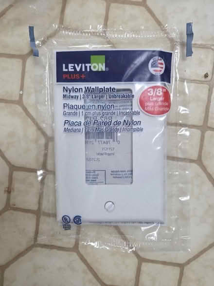Photo of free White plastic wall plate (Foster Farm) #1