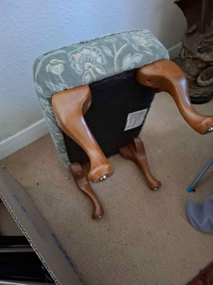 Photo of free Sturdy footstool (Kilburn DE56) #2