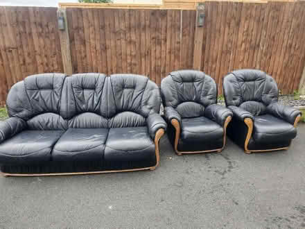Photo of free Leather chair (Bs4) #1