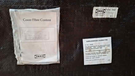 Photo of free Large 3-Seater Sofa with Scatter Cushions & footstool (Chipping Barnet EN5) #3