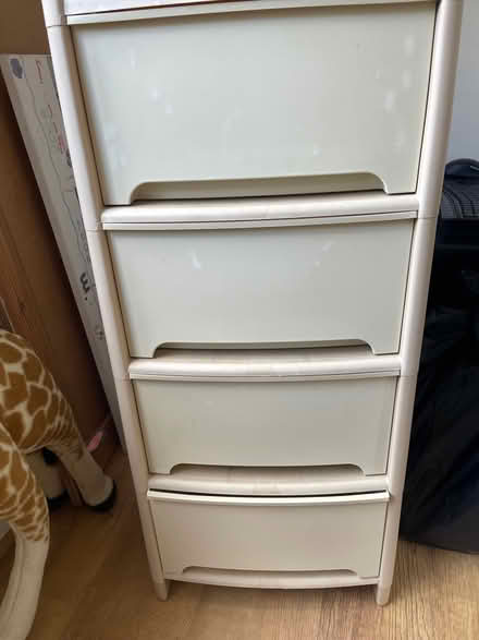 Photo of free 4 drawer plastic chest (Darley Hillside DE4) #1