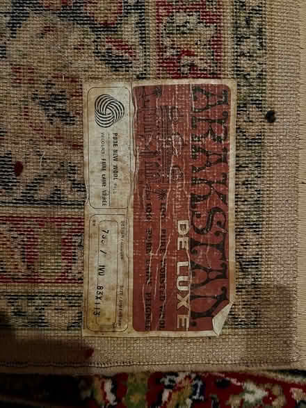 Photo of free 8ft x 10ft wool area rug (streetsville) #2