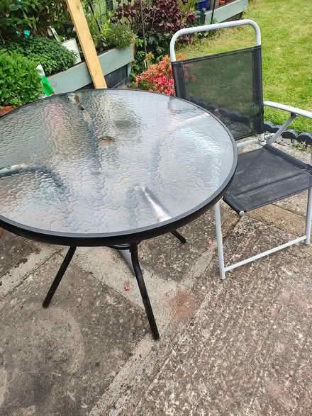 Photo of free Garden table and 4 chairs (Ewyas Harold) #1