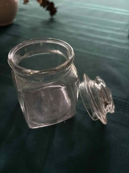 Photo of free Small lidded glass jar (Croton-on-Hudson) #2