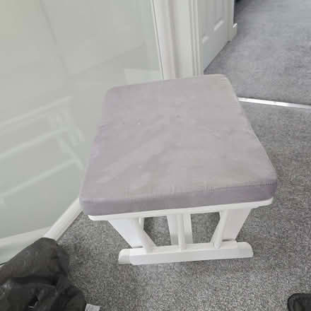 Photo of free Grey nursery rocking chair and footstool (Longbridge B31) #4
