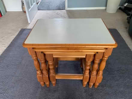 Photo of free Nest of wooden tables (Carterton OX18) #1