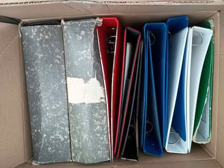 Photo of free Files A4 lever arch and others (Chippenham SN14) #2