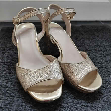 Photo of free Gold glitter shoes (Woodley RG5) #1