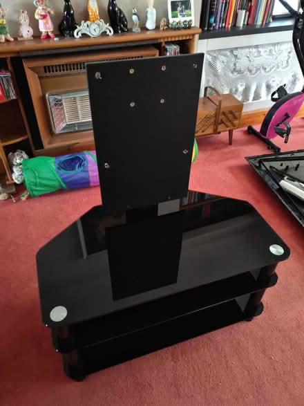 Photo of free Black glass TV unit (Shooters hill SE3) #1