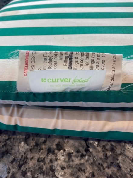 Photo of free Curver garden chair cushion (Lee, SE12 8BZ) #3