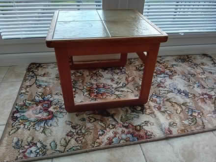 Photo of free Small tiled side 5able (Chester Ch2 2br) #2