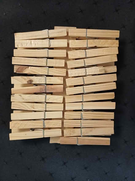 Photo of free Wooden clothes pegs (18 Concorde Place) #1