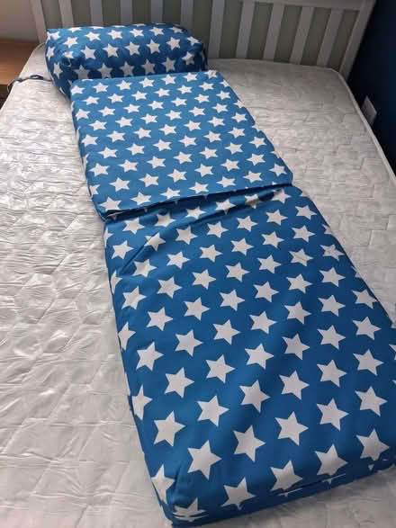 Photo of free Children's z-bed blue & white stars (Bowerham LA1) #3