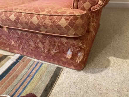 Photo of free Sofa three seater Parker Knoll had a fire label (Headington OX3) #2