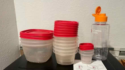 Photo of free Plastic containers (West Sunnyvale) #1