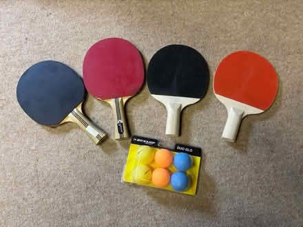 Photo of free Table tennis bats and balls (Westbury-on-Trym, BS9) #1