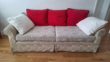 Photo of free 3-seater sofa with scatter cushions (Barnet EN5) #1