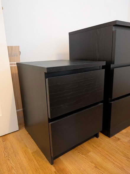 Photo of free Wood drawers and bedside table (Stoke Newington N16) #1