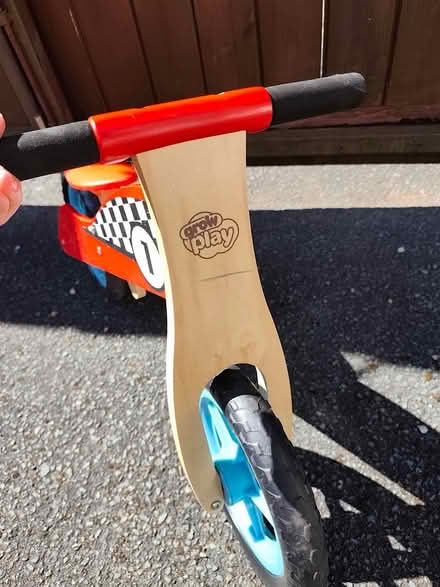 Photo of free Wooden balance bike (M33 Sale Moor) #2