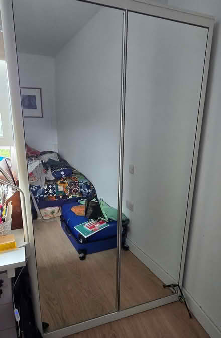 Photo of free Mirror door double wardrobe (Walworth SE17) #1
