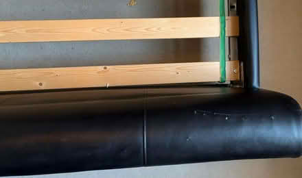 Photo of free Black Faux Leather Queen-size Bed Frame (Queenstown Road SW8) #4