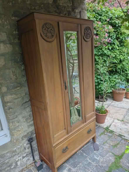 Photo of free Small Edwardian wardrobe (rosewood maybe?) (Headington OX3) #1