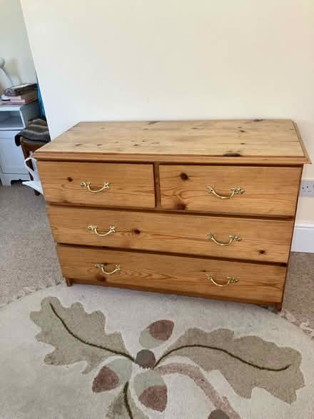 Photo of free Pine chest of drawers (Crosspool S10) #1