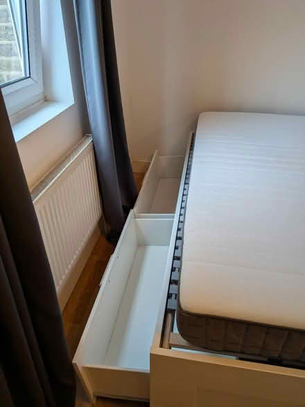Photo of free IKEA double bed with storage (Stoke Newington N16) #4