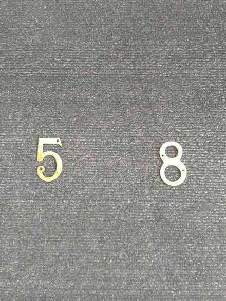 Photo of free Brass door numbers (Millhouses S7) #3