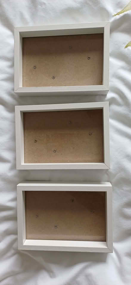Photo of free 3 small white picture/photo frames (Buggs Bottom RG4) #1