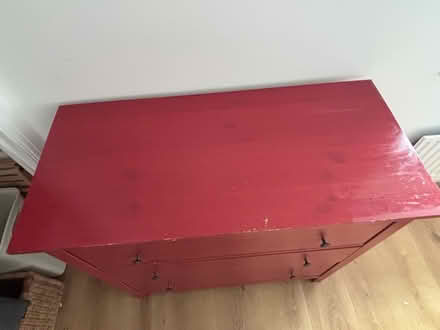Photo of free Red Ikea Hemnes Chest of Drawers (Friern Barnet, N11) #2