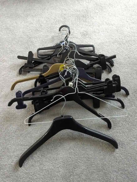 Photo of free Selection of coat hangers (Kempshott RG22) #1