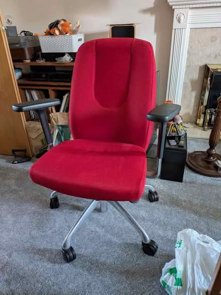 Photo of free Red Office chair (Bromsgrove B60) #1