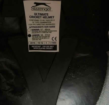 Photo of free Slazenger junior cricket helmet (Surbiton KT5) #3