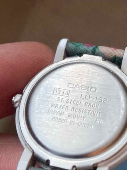 Photo of free Child’s casio watch battery (Wooburn Green, HP10) #4