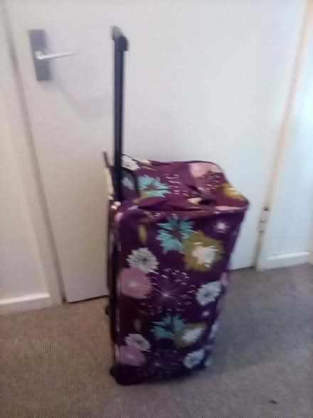 Photo of free Floral kitbag on wheels. (Tuckingmill TR14) #1