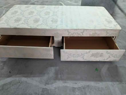 Photo of free Single Divan bed base with drawers and wheels (Yealand Redmayne LA5) #1