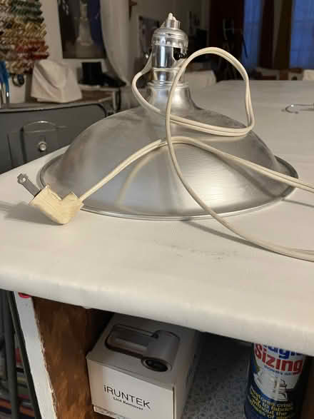 Photo of free metal lampshade with cord (NoHo 10012) #1