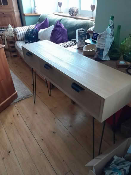Photo of free Console table with drawers (Darlington) #2