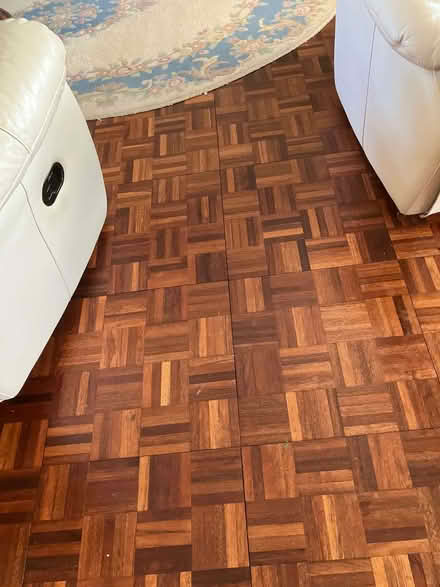 Photo of free Reclaimed wood block flooring (Clapham MK41) #3