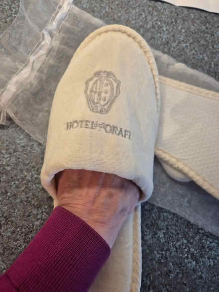 Photo of free Hotel slippers (Morden Park SW20 9N) #2