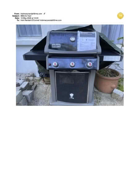 Photo of free BBQ - manual attached (Glenageary Leinster IE) #1